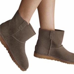Ugg Classic Unlined Mini Perforated Bootie